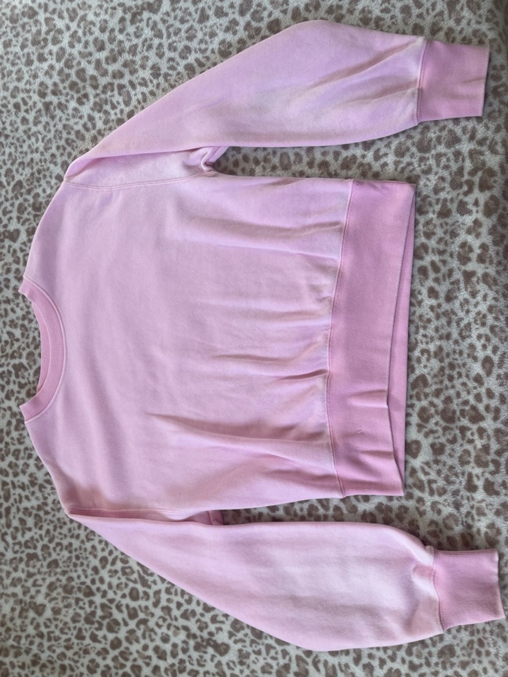 Soft Pink Crewneck Sweatshirt